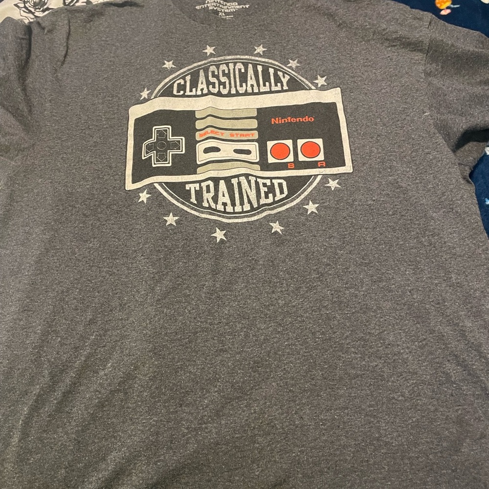 Nintendo Gray Entertainment System Tee
